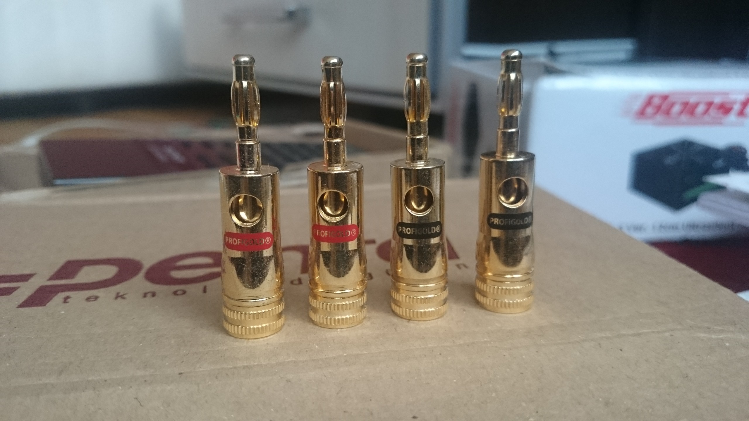  SATILIK PROFIGOLD PROD700 BANANA PLUG 4 ADET KALİTE