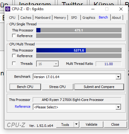 İşlemcilerin CPU-Z Benchmark Sıralamaları [ANA KONU]