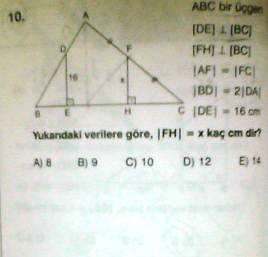  YAPAMADIĞIM BENZERLİK SORULARI(3 soru daha geldi )01.11