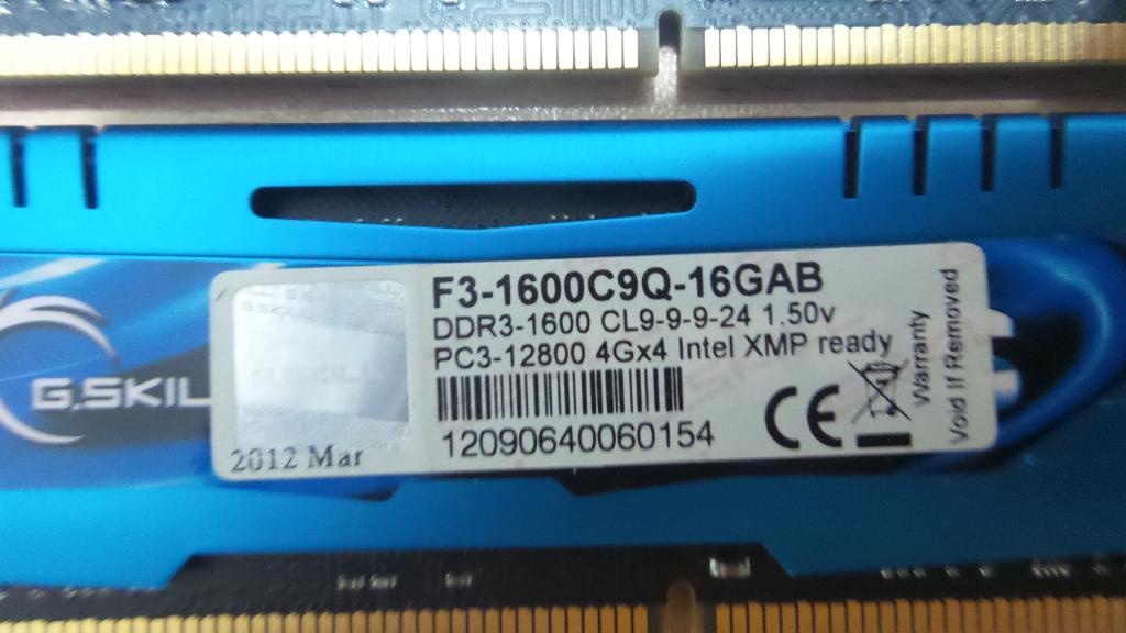 SATILMIŞTIR GSKILL ARES 4X4 QUAD KANAL 16 GB DDR3 RAM FATURALI