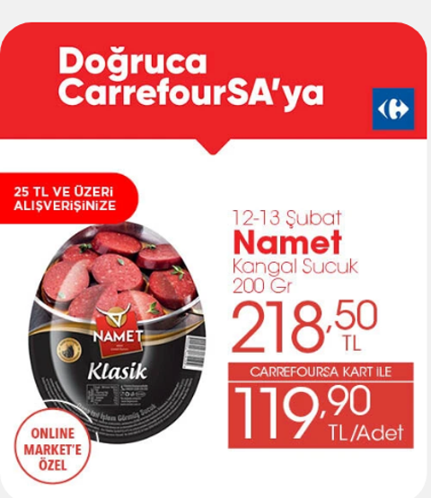 CarrefourSa Kart'la; indirimi yakala