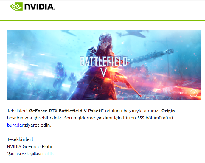Nvidia RTX serisi kartlardan alana Battlefield 5 hediye ediyor! | RTX On/Off FPS farkı