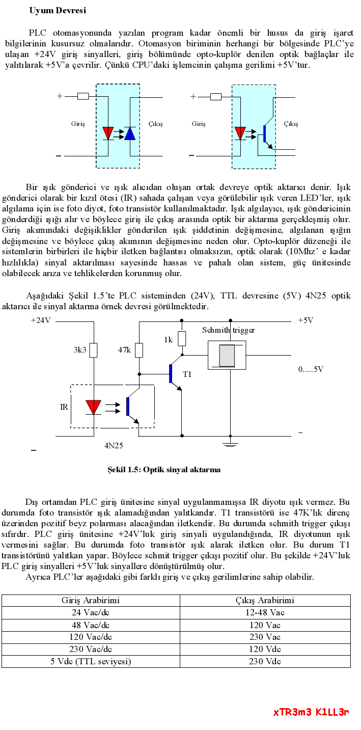  ***/// DH PLC (Otomasyon) PROGRAMLAR, DÖKÜMANLAR, UYGULAMALAR \\\***  ---  Güncellenmektedir---