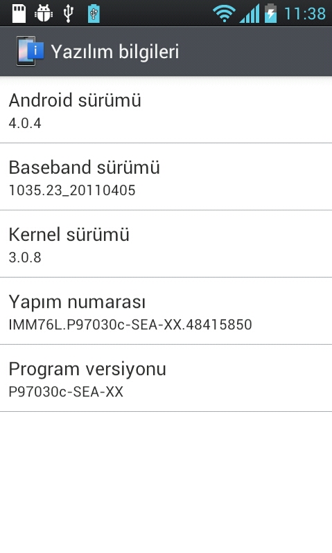  LG OPTIMUS BLACK P970 GINGERBREAD 2.3 ve ICS 4.0.4 ROOTLU ROMLAR