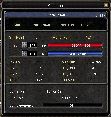  SATILDI - APOLLO # Black_P3arL # 117 LvL # Wizard-Cleric
