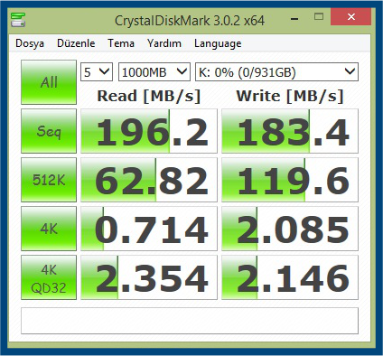  WD Caviar Blue 1TB [WD10EZEX] SABİT DİSK İNCELEMESİ