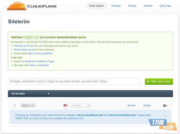  CloudFlare Kurulumu ve Kullanımı