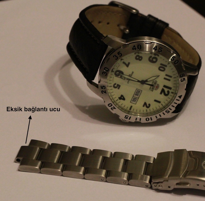  Satılık Orient otomatik EM7A002R, Aviator, full luminova(fosfor) kadran