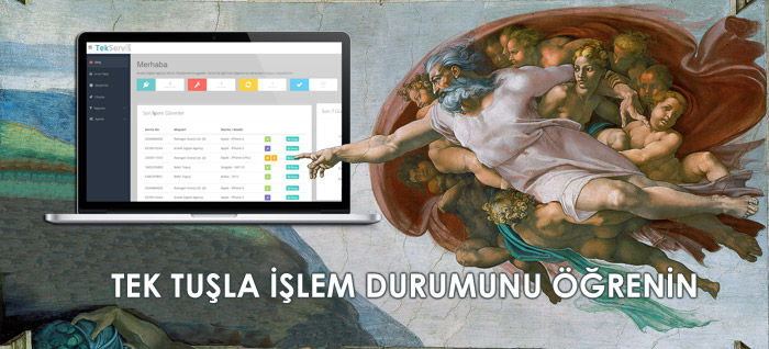  web tabanlı teknik servis programı