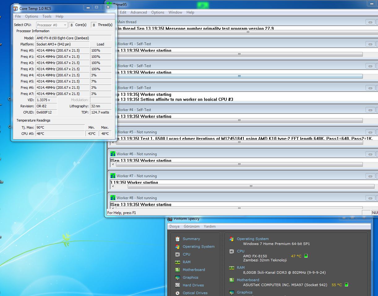  AMD FX 8150 Overclock 4.4 GHz