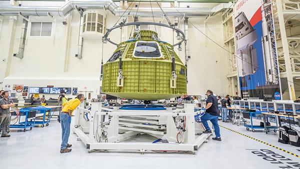Mars'a insan taşıyacak olan Orion uzay kapsülü için test hazırlıkları