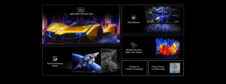 TCL, QD-Mini LED oyun monitörlerini piyasaya sürdü