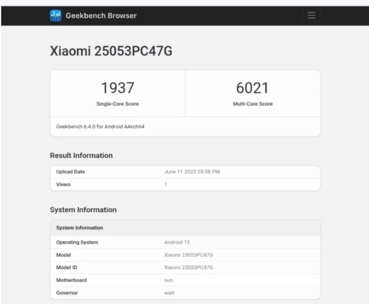 Poco F7 Geekbench’te göründü: Performansı beklentilerin gerisinde kalmış olabilir