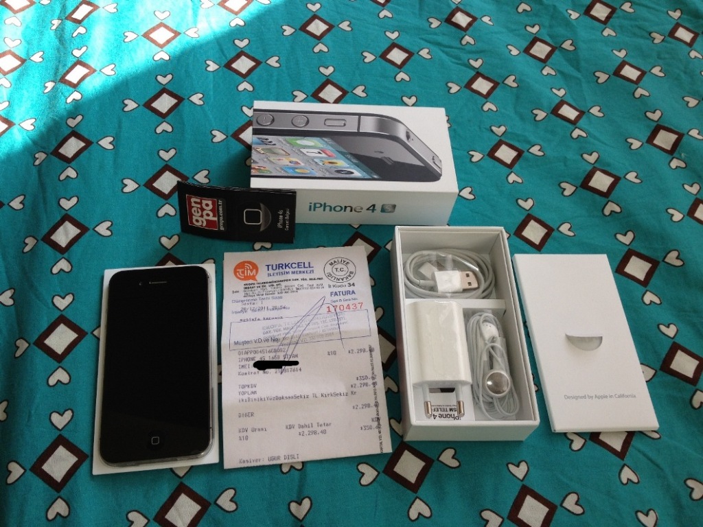  iPhone 4S 16GB Faturalı Kutulu Garantili indirim