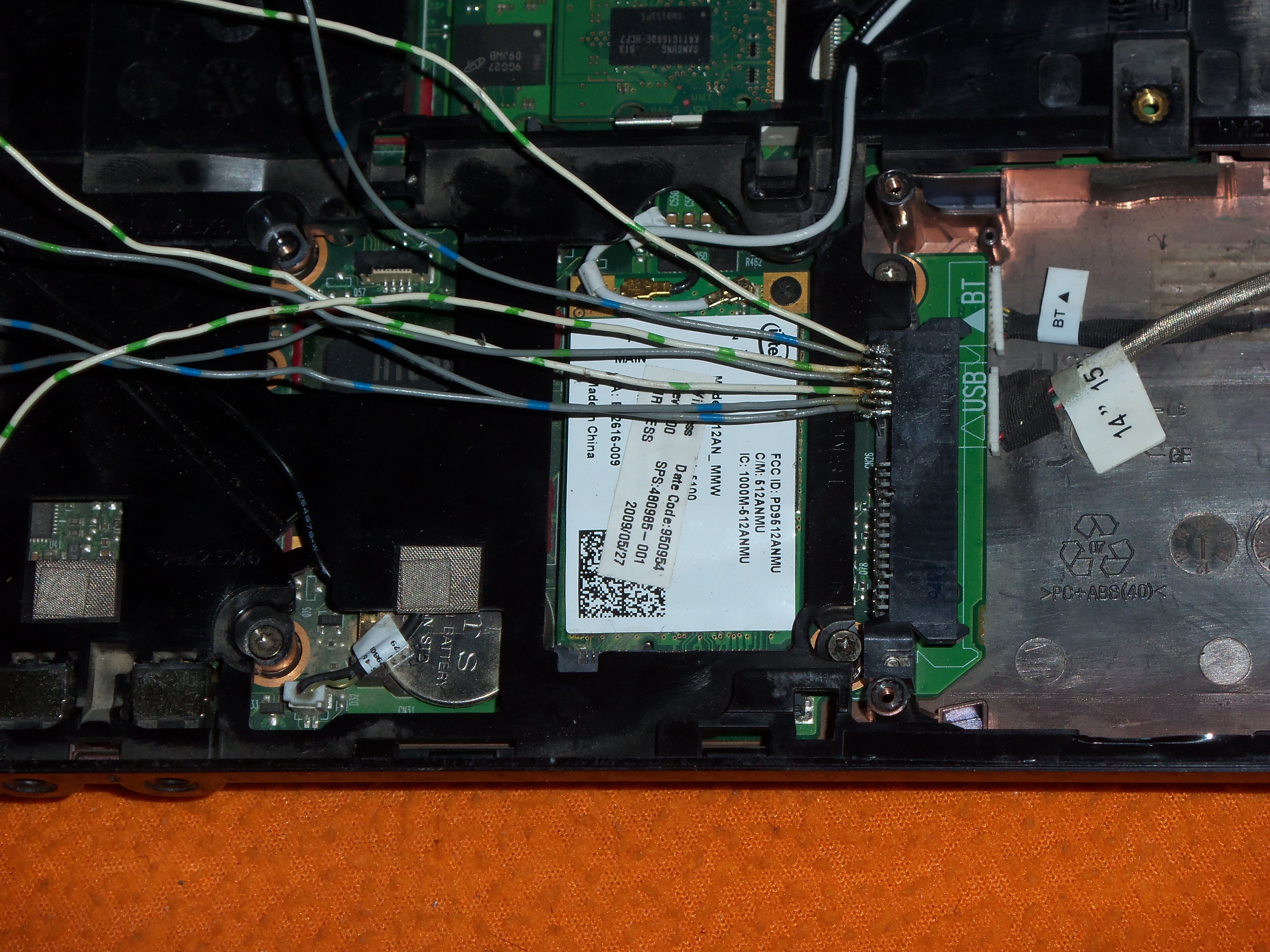  Laptop'un SATA kablosunu uzatmak