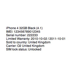  iPhone 4 Model Numarasına Göre Sim Kilitli/Factory Unlock Listesi