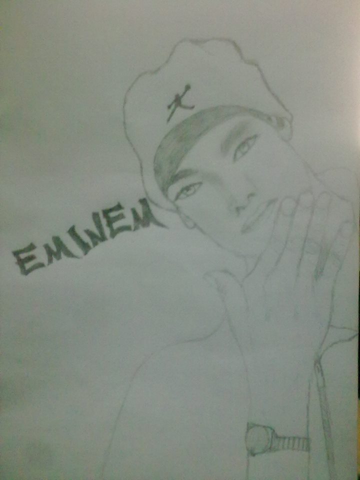  Eminem'i Çizdim Nasıl Olmuş (SS'li)