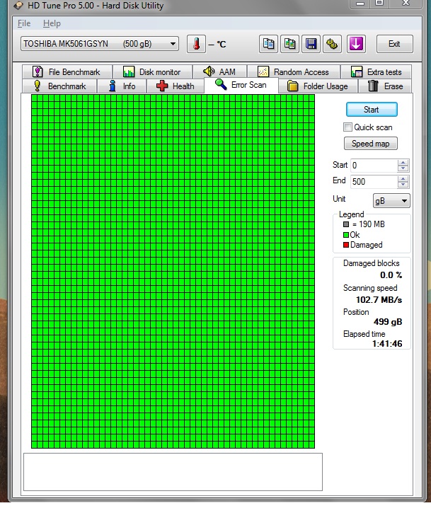  HD tune programlı ile harddisk testi resimli anlatım