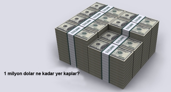  1 milyar dolar ne kadar yer kaplar?