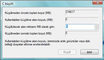  HARDDİSK BÖLME SORUN