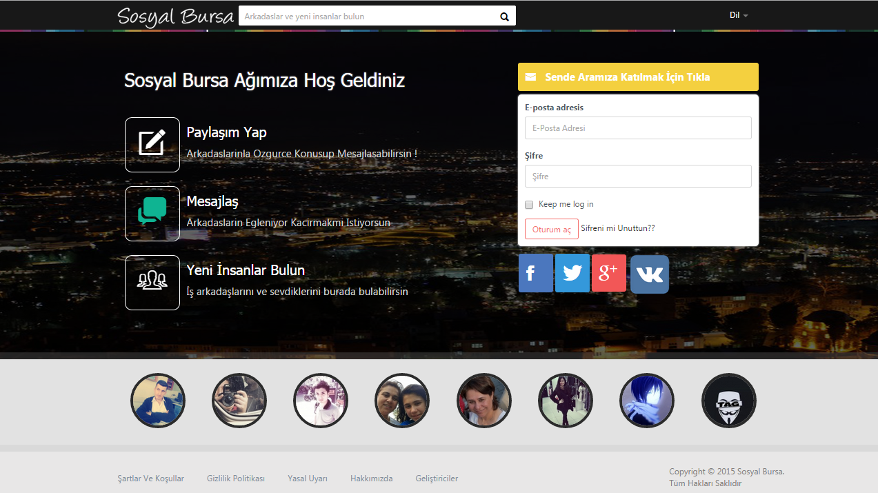 Bursa'nın Yerel Sosyal Medya Sitesi