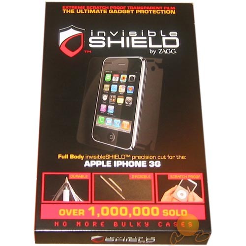  Zagg Invisible Shield ( iPhone 3G / 3G S Görünmez + Çizilmez Kılıf ) 30 TL