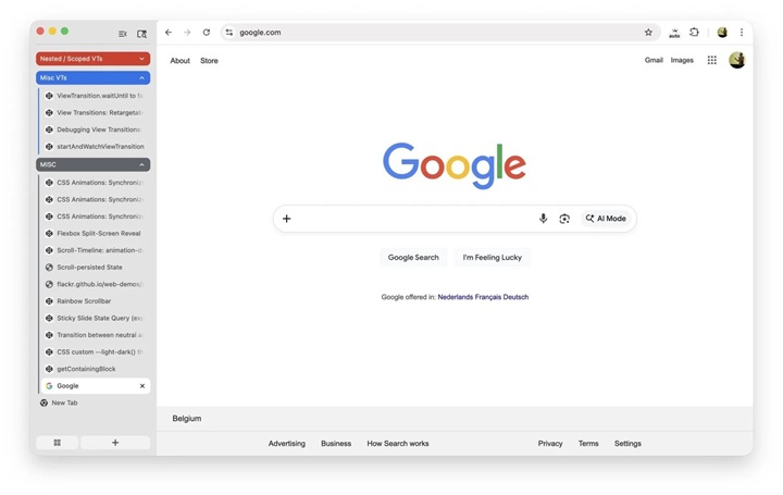 Google Chrome'un dikey sekme özelliği ortaya çıktı