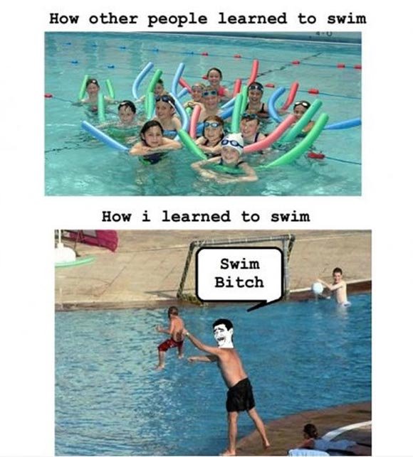  Yüzme Bilenler'' Nasıl Öğrendiniz?