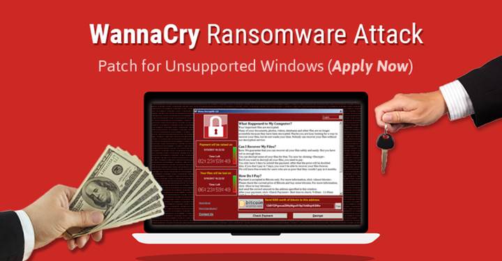 Microsoft'tan WannaCry saldırıları için acil durum güncellemesi