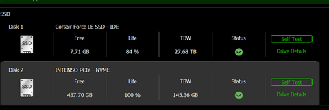 INTENSO High 480GB SSD 2500/2000 MB/s - 524TL - Inventus