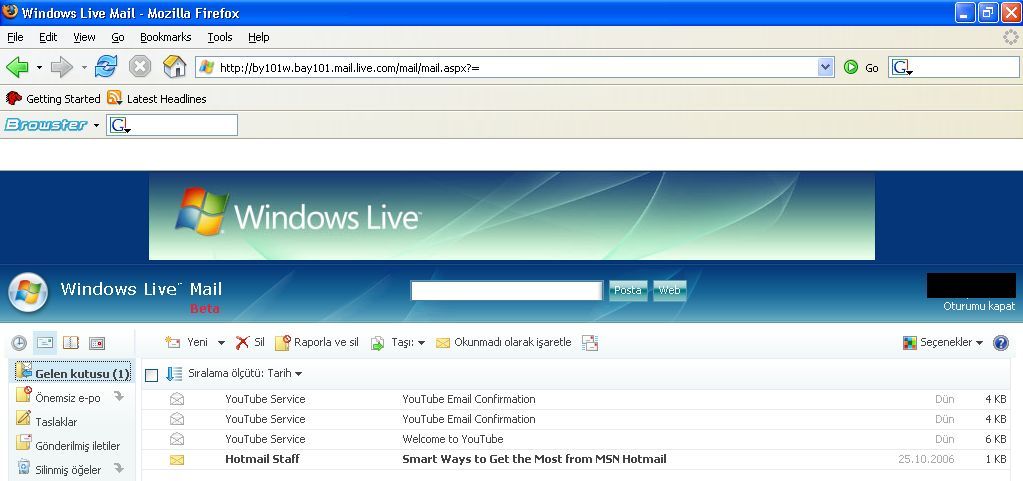  Windows Live™ Mail Beta