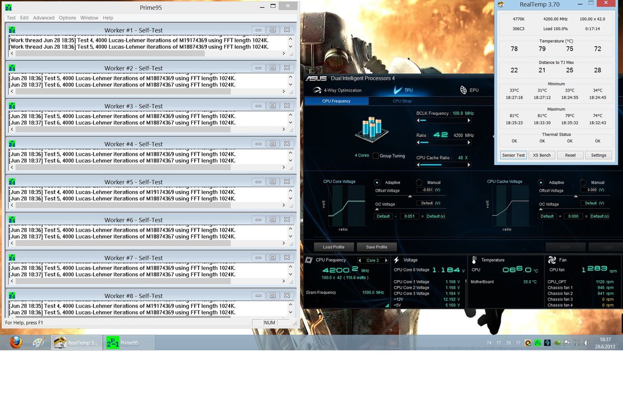  Intel i7 4770k Overclock Mekanı