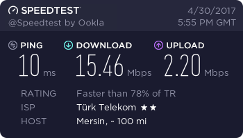 Türk Telekom Kullanıcıları Hız/Tarife/Fiyat..(35mbit önerilir)