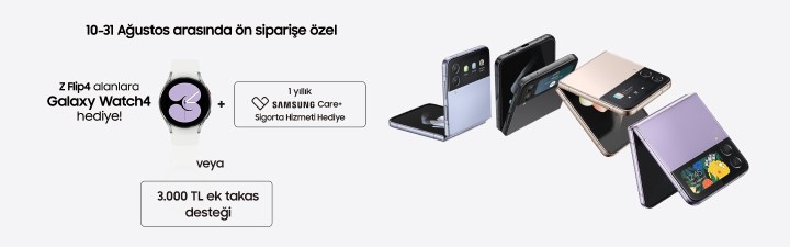 Samsung Galaxy Z Fold 4 ve Galaxy Z Flip 4 Türkiye fiyatları belli oldu