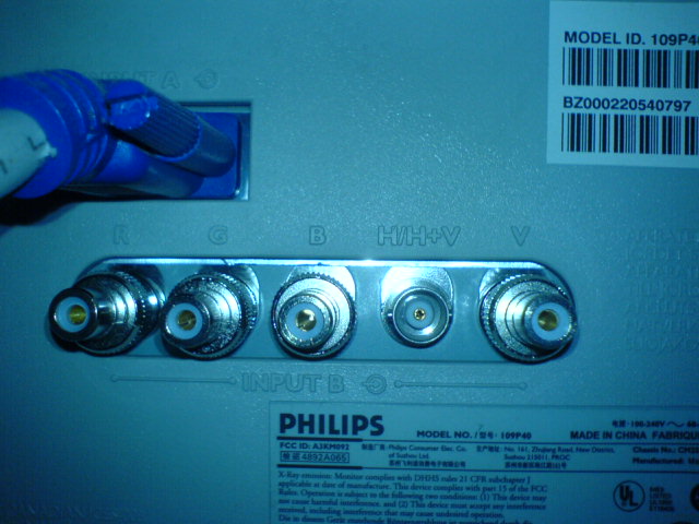  Philips 109p monitöre component giriş yapamıyorum :(