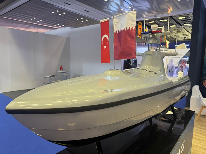İnsansız deniz aracı OKHAN, Katar'da görücüye çıktı