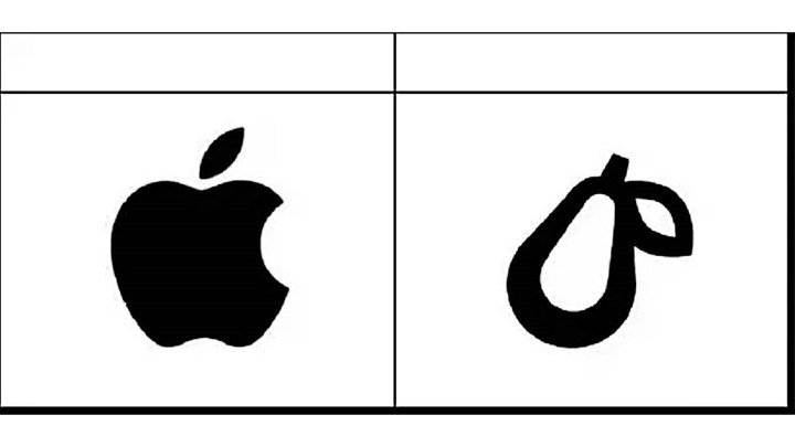 Apple bu kez armut logosuna savaş açtı