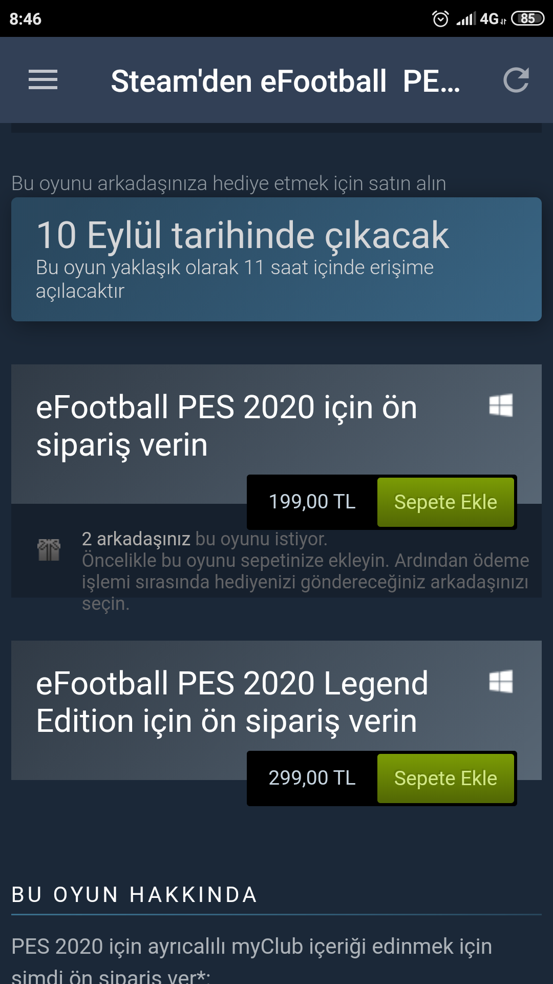 eFootball PES 2020 [PC ANA KONU]