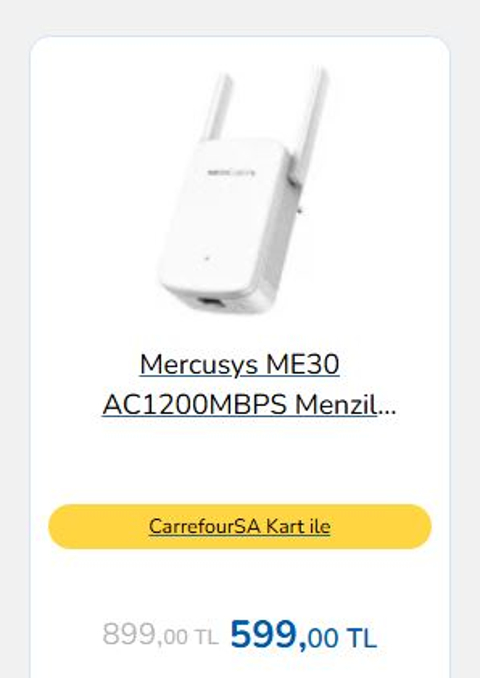 CarrefourSa Kart'la; indirimi yakala