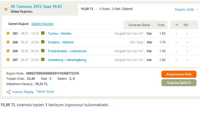  İDDAA TUTTURMAK İSTEYENLER GELSİN