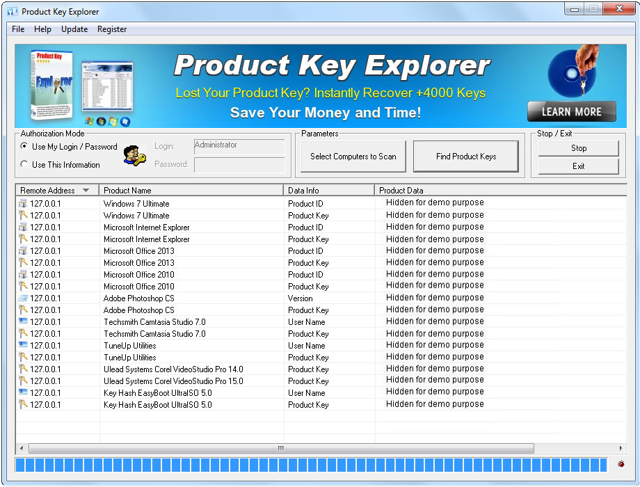  kurduğunuz programın serialini unutmaya son Product Key Explorer v2.2.8.1