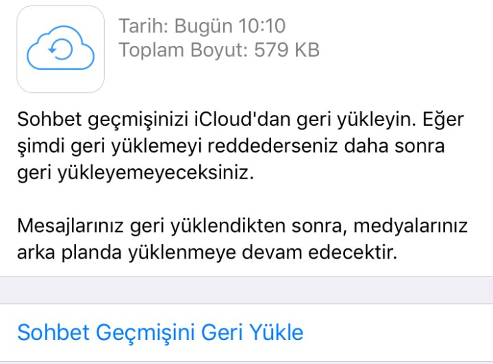 WhatsApp yedeklenen mesajları geri getirme nasıl yapılır?