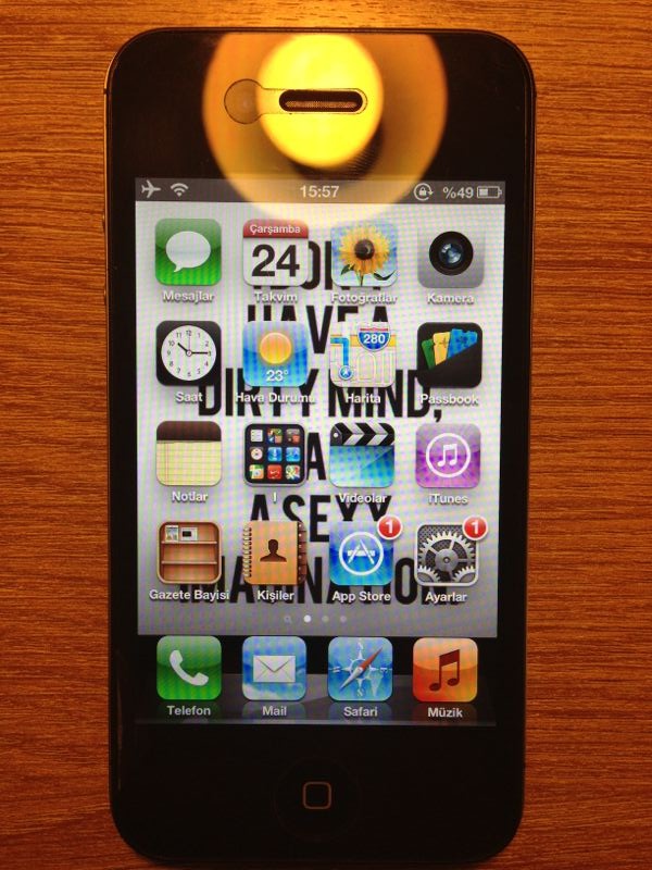  iPhone 4S 16GB (Black) ----  700TL !!