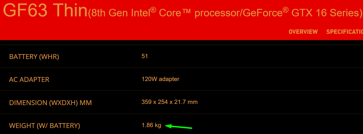 5329 TL MSI GF63 Thin 8SC-252XTR Intel Core i5 8300H 8GB 256GB SSD GTX1650 Freedos 15.6" (1.86kg)