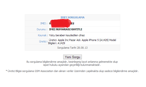  TERTEMİZ KAYITLI İPHONE 5 16GB 1100 TL !!!!!!!!