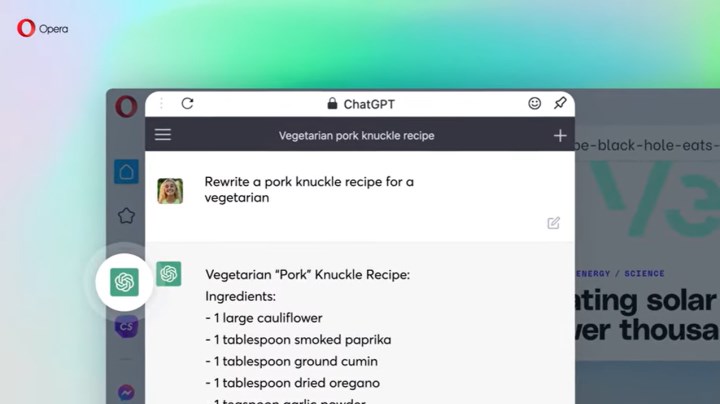 Tarayıcınızı değiştirmeye hazırlanın! Opera, ChatGPT ve dahasını tarayıcılarına getirdi