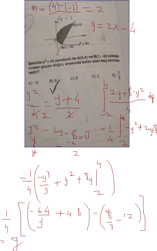 2 integral sorusu