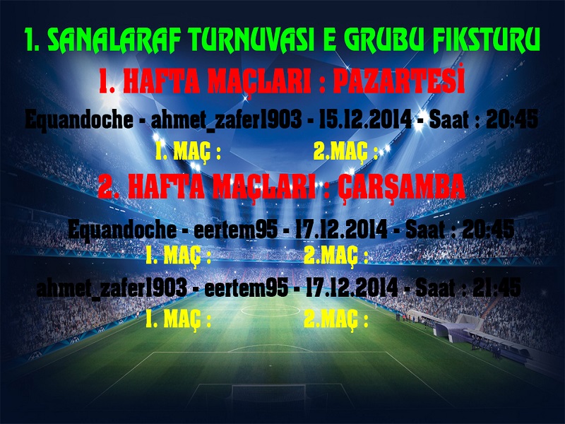  FIFA 15 l Online - Ödüllü 1. Sanalaraf Turnuvası