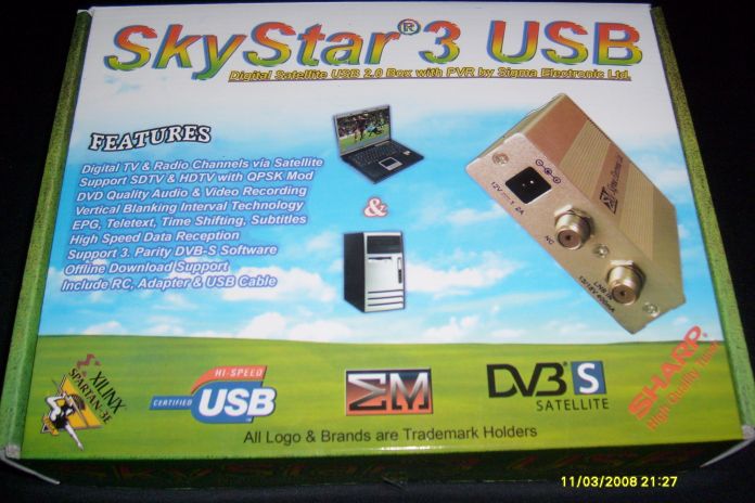  Satılık tv kartları (skystar3 usb ve skystar 2d)