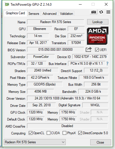 RX 570 Memory hızı neden düşük?